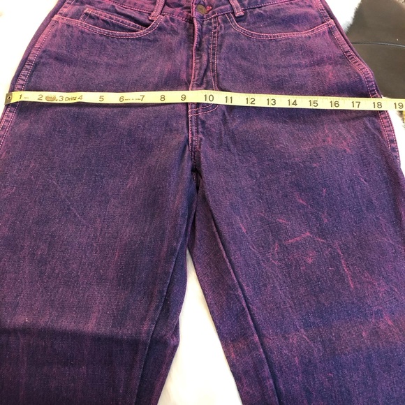 Purple washed denim straight leg size 11/12 jeans. - Picture 4 of 7